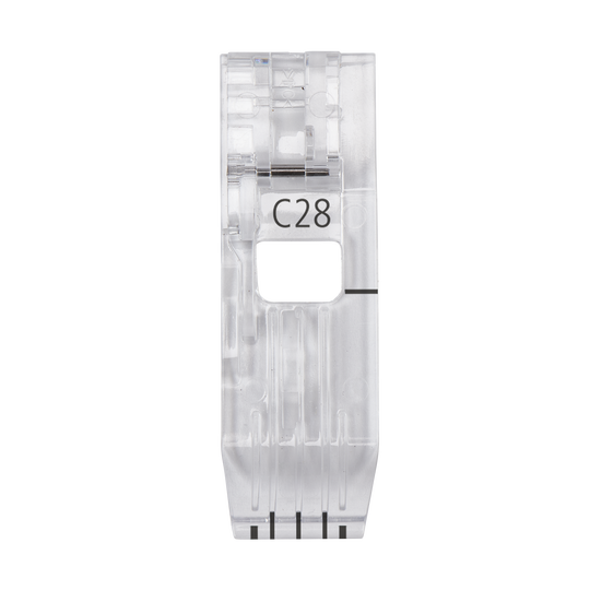 Clear Cover/Chainstitch Foot #C28 image number